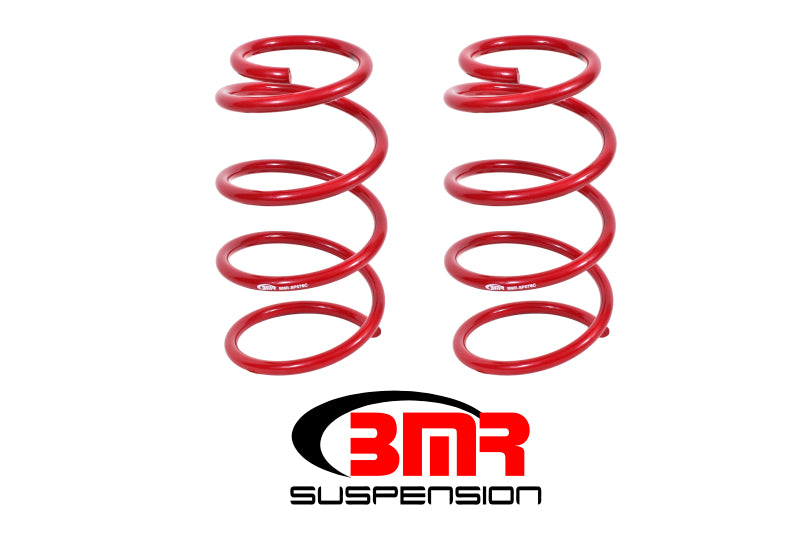 BMR 07-14 Shelby GT500 Front Drag Version Lowering Springs - Red Main image