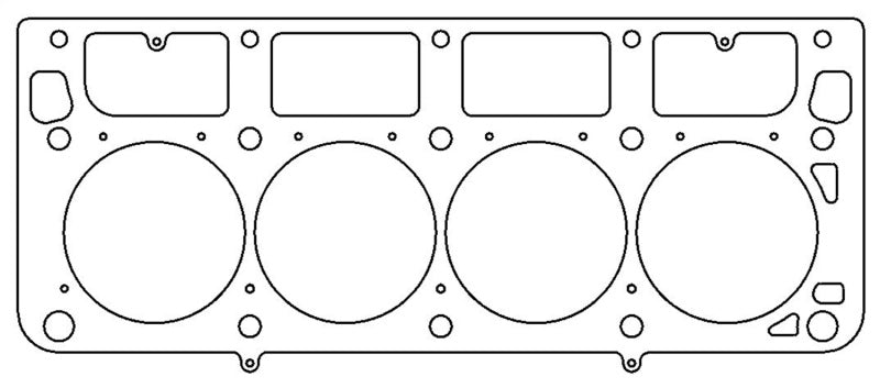 Cometic GM LS1 (w/M.I.D. Sleeves) 4.165 inch Bore.045 inch MLS Head Gasket (view 6)