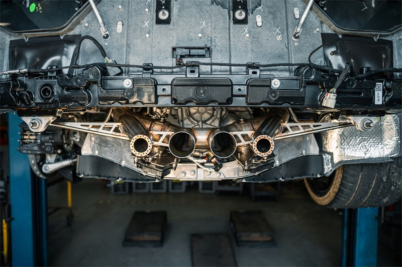 Corsa 2023 Chevrolet Corvette C8 Z06 3in Valved Cat-Back Exhaust Muffler Delete Track System w/o Tip (view 2)