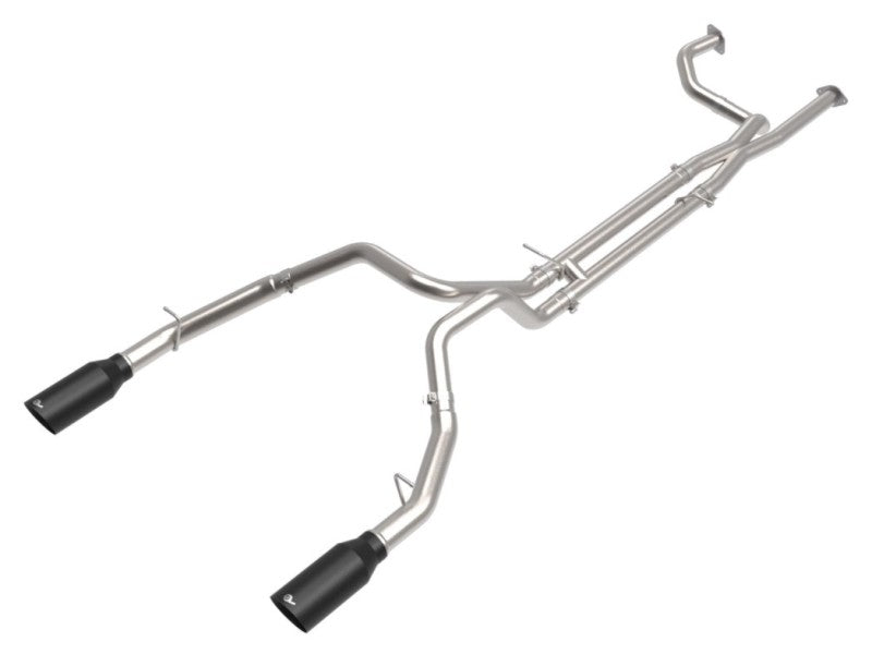 aFe Vulcan Series 3in 304SS Cat-Back Exhaust 21+ Ram 1500 TRX V8-6.2L w/ Black Tips (view 3)