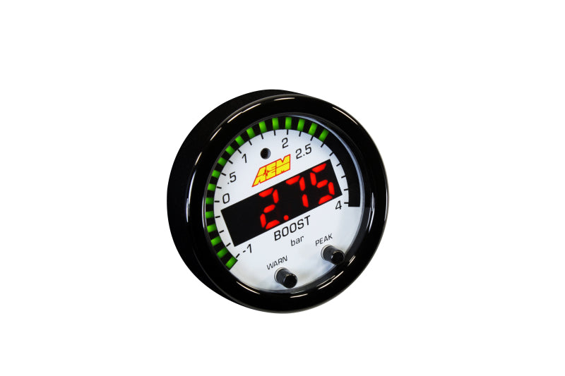AEM X-Series Boost Pressure -30inHg 60psi Gauge Kit (view 7)