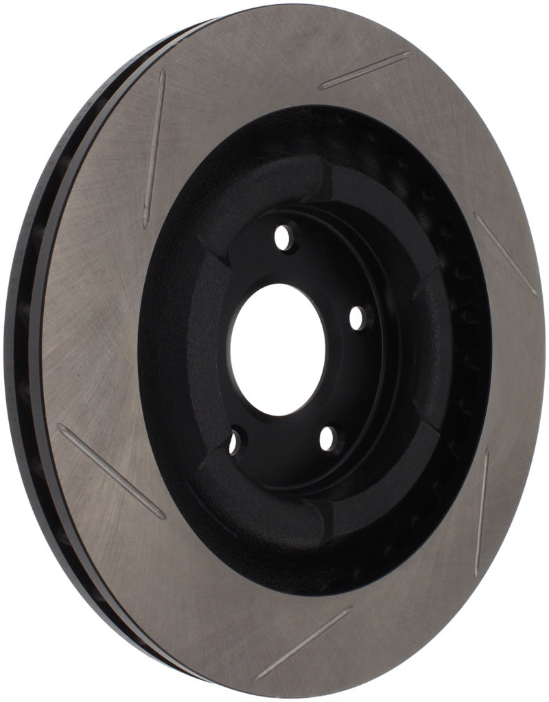 StopTech Power Slot 06-10 Chevrolet Corvette Front Right Slotted Rotor Main image