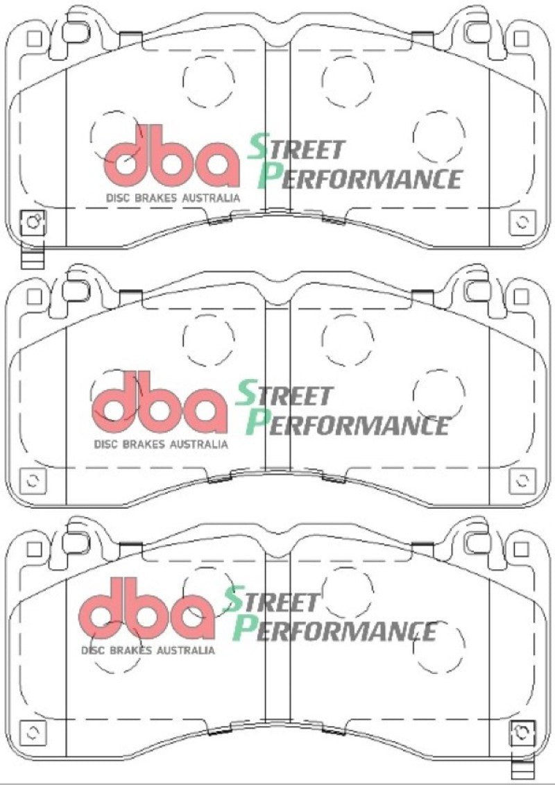 DBA 15-18 Ford Mustang GT w/ Performance Package SP500 Front Brake Pads (view 3)