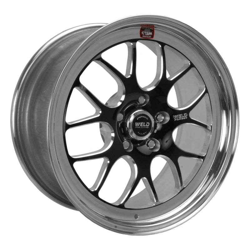 Weld S77 18x5 / 5x4.75 BP / 2.1in. BS Black Wheel (High Pad) - Non-Beadlock Main image