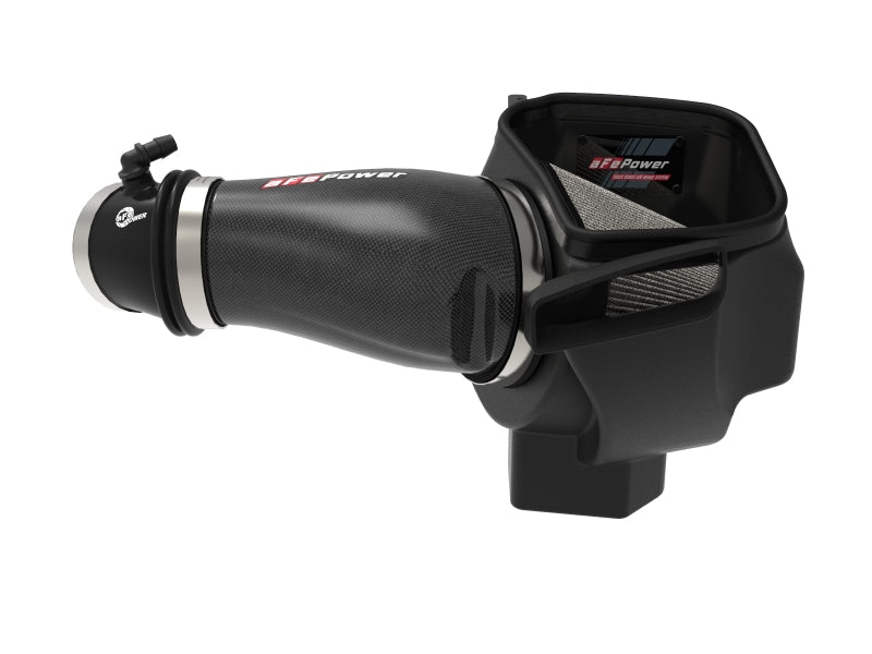 aFe Track Series Carbon Fiber Pro Dry S AIS - 19-20 Jeep Grand Cherokee Trackhawk 6.2L (view 6)