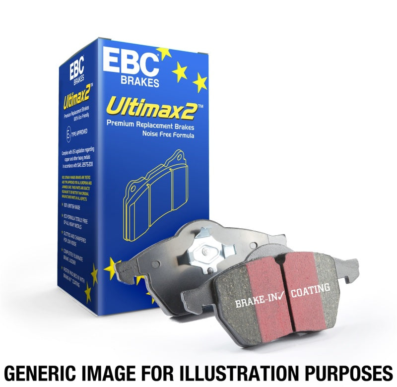 EBC 11+ Dodge Durango 3.6 Ultimax2 Front Brake Pads (view 9)
