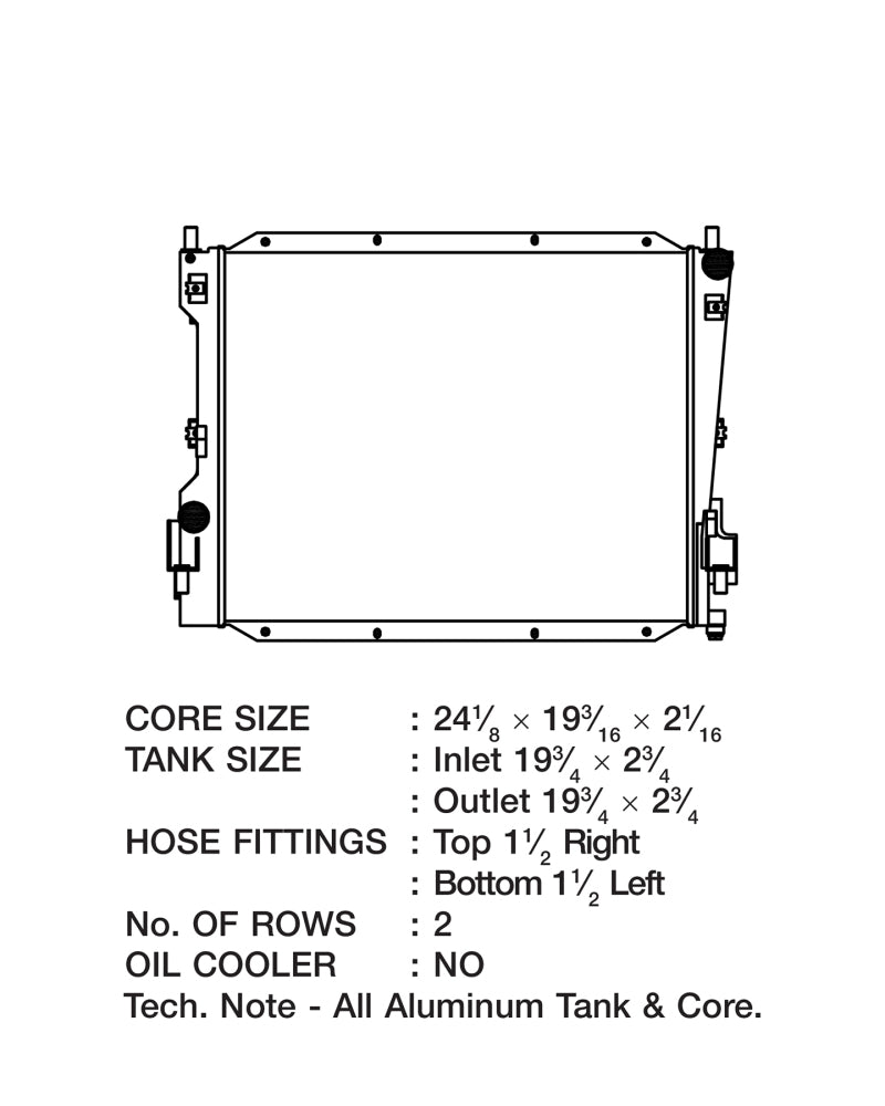CSF 05-14 Ford Mustang Radiator (view 6)