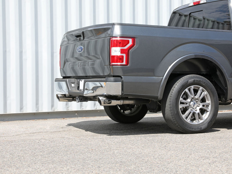 aFe Vulcan Series 3in 304SS Cat-Back w/ Polished Tips 15-20 Ford F-150 V6 2.7L/35L(tt) / V8 5.0L (view 3)