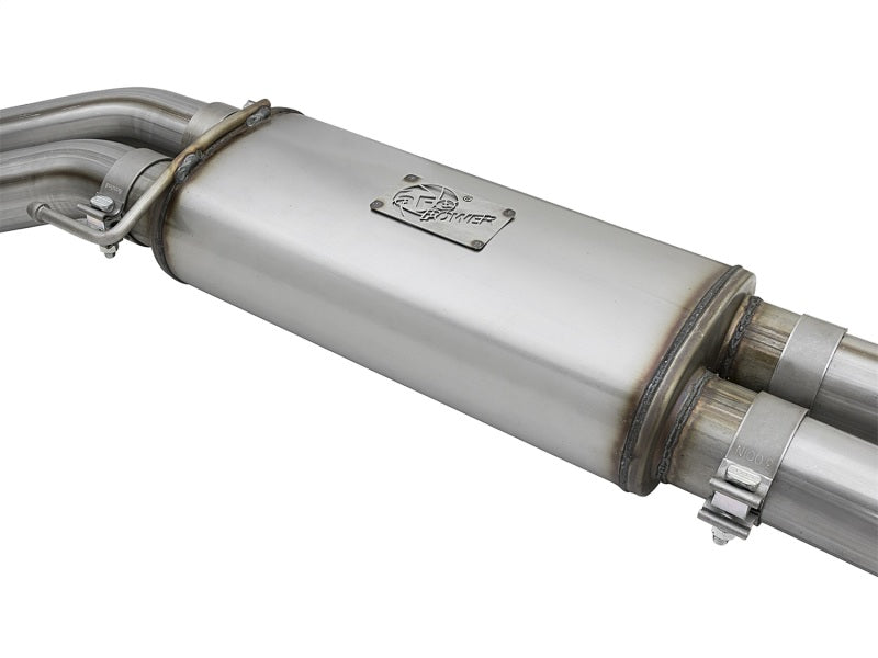 aFe POWER Rebel Series 3in 409 SS Cat Back Exhaust w/ Black Tips 17 Ford F-150 Raptor V6-3.5L (view 5)
