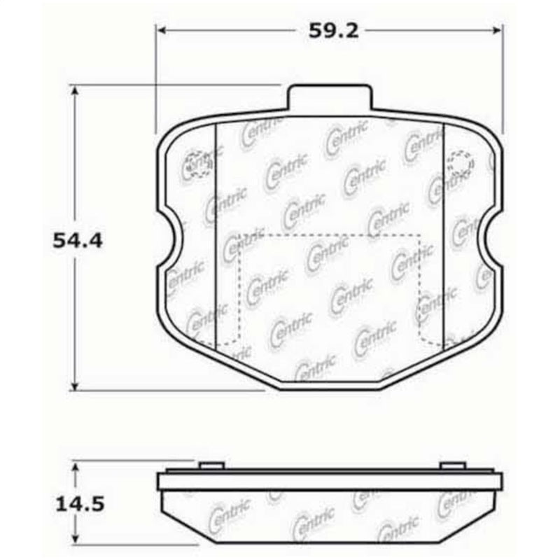 StopTech Street Touring 06-09 Chevrolet Corvette Z06 Front Brake Pads Main image