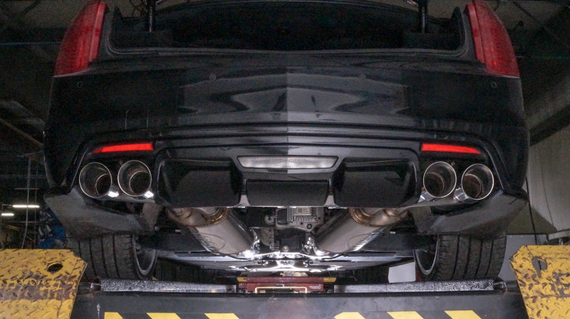 Stainless Works 2016-18 Cadillac CTS-V Sedan Catback System Resonated X-Pipe Dual-Mode Mufflers (view 7)