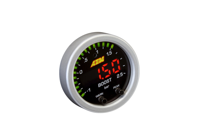 AEM X-Series Boost Pressure -30inHg 35psi Gauge (view 3)