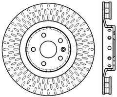 StopTech Drilled & Slotted Left Sport Brake Rotor for 2009 Cadillac CTS-V