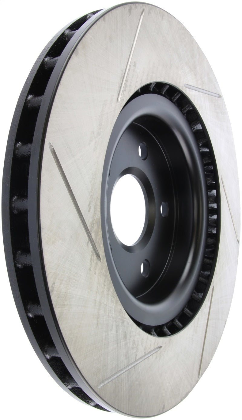 StopTech Power Slot 10 Camaro SS 8cyl / 09 Pontiac G8 GXP Front Left Slotted Rotor (view 2)
