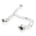 Stainless Works 15-18 F-150 3.5L Downpipe 3in High-Flow Cats Y-Pipe Factory Connection (view 7)