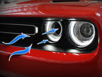 aFe Dynamic Air Scoop 2015 Dodge Challenger V6-3.6 / V8-5.7/6.4L HEMI - Green (view 2)