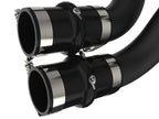 aFe BladeRunner 21-22 Ford F-150 Ecoboost V6-3.5L(tt) Aluminum Hot and Cold Charge Pipe Kit Black (view 5)