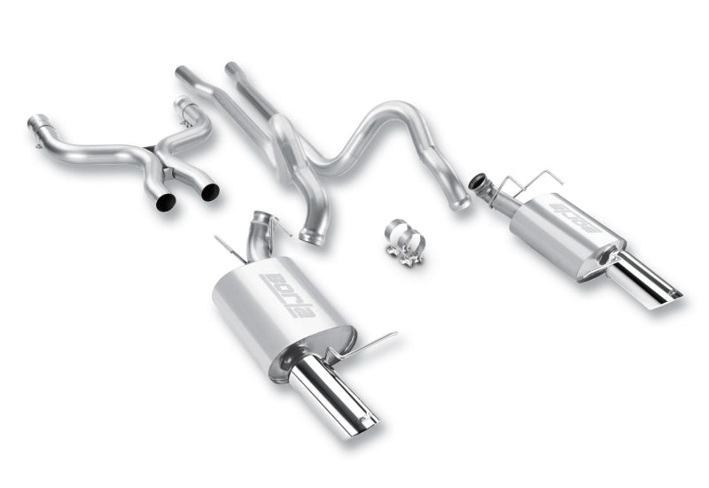 Borla 2011-2012 Mustang GT 5.0L 8cyl 6spd RWD Aggressive ATAK Catback Exhaust Main image