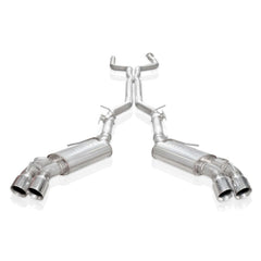 Stainless Works 2016-18 Camaro SS Exhaust 3in X-Pipe AFM Valves NPP Replacement Valves 4in Quad Tips