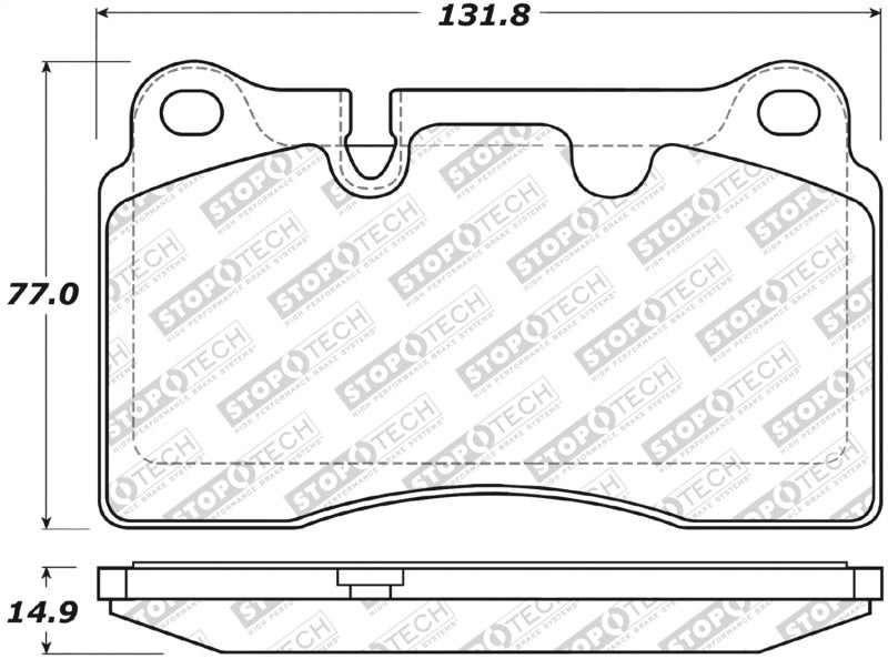 StopTech Street Brake Pads (view 2)