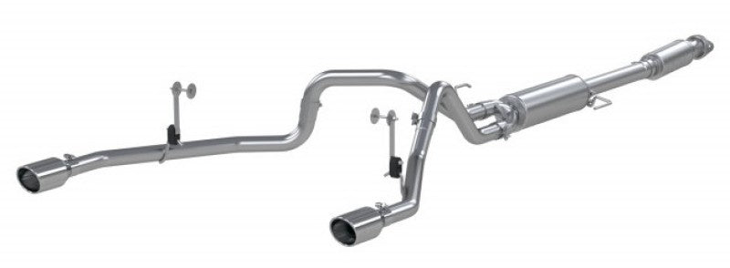 MBRP 2021+ F-150 2.7L/ 3.5L Ecoboost, 5.0L 3in Cat Back 2.5in Dual Split Rear (view 7)