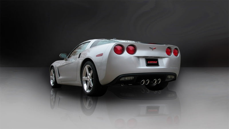 Corsa 09-13 Chevrolet Corvette C6 6.2L V8 Polished Sport Axle-Back Exhaust (view 5)