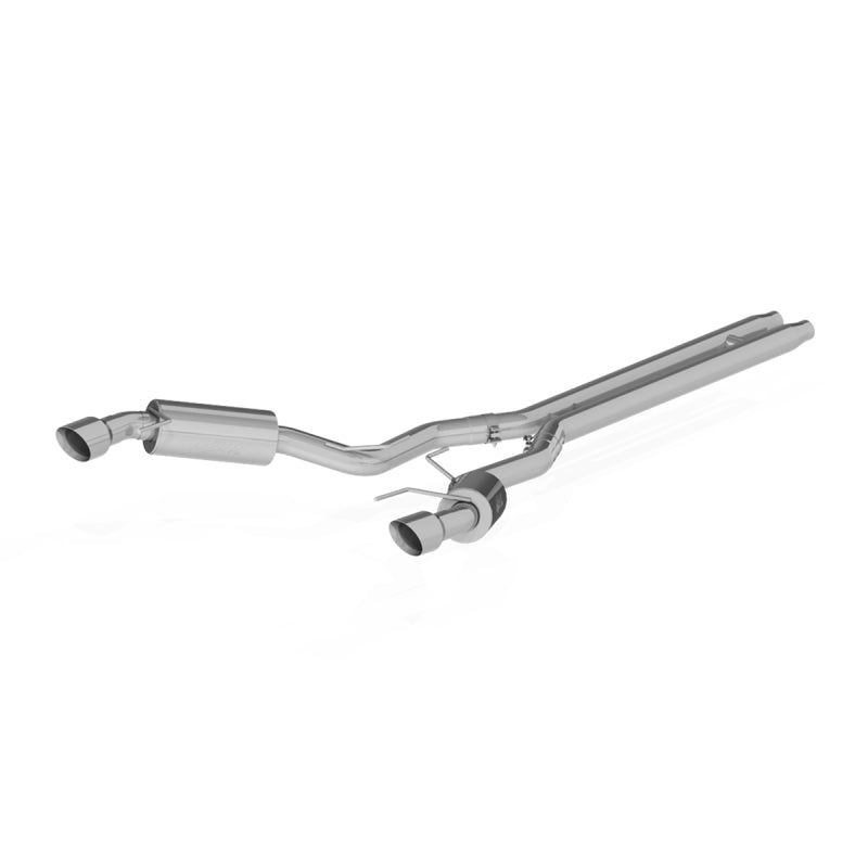MBRP 15 Ford Mustang GT 5.0 3in Cat Back Dual Split Rear Street Version 4.5in Tips - Aluminized (view 2)