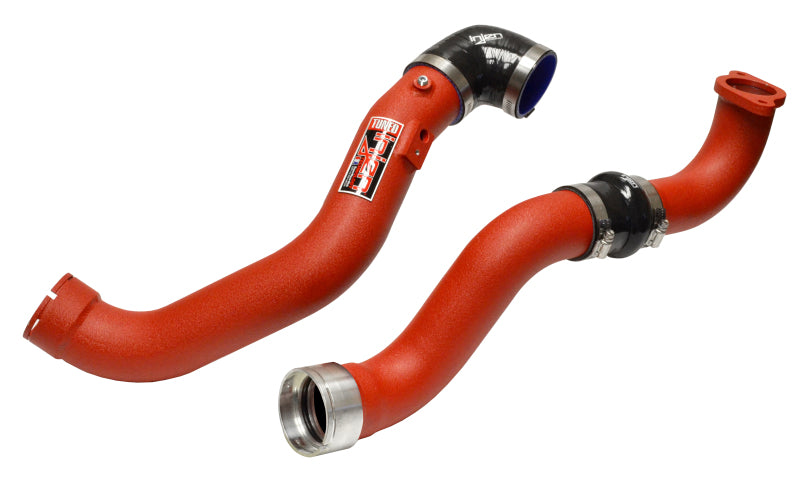 Injen 16-20 Chevrolet Camaro 2.0L Turbo Wrinkle Red Intercooler Piping Main image