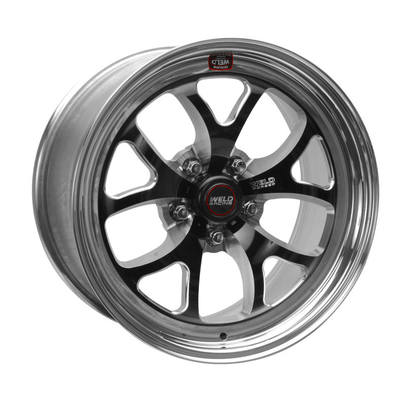 Weld S76 17x10 / 5x120mm BP / 7.2in. BS Black Wheel (High Pad) - Non-Beadlock Main image