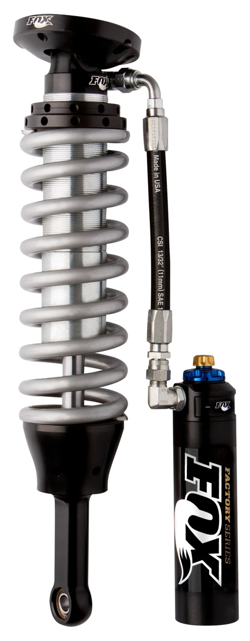 Fox 2014+ Ford F-150 4WD 2.5 Factory Series 5.3in R/R Coilover Set w/DSC Adj / 4-6in. Lift Main image
