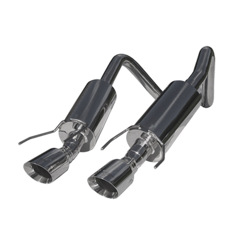 MBRP 2005-2008 Chev Corvette Dual Muffler Axle Back 4 Round Dual Wall Tips (view 2)