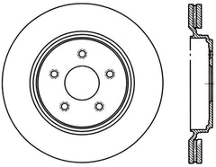 StopTech Power Slot 06-08 Cadillac XLR-V SC / 06-09 Corvette (Z51) Rear Right Slotted CRYO Rotor