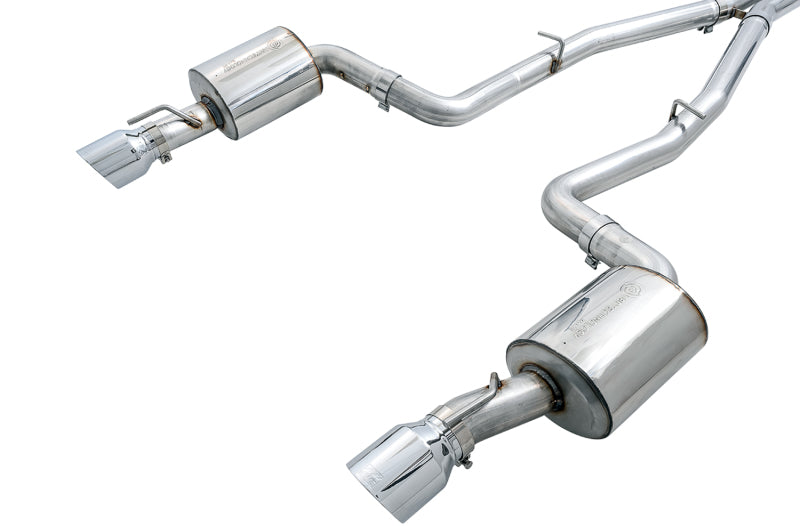 AWE Tuning 2015+ Dodge Charger 6.4L/6.2L SC Non-Resonated Touring Edition Exhaust - Silver Tips (view 7)