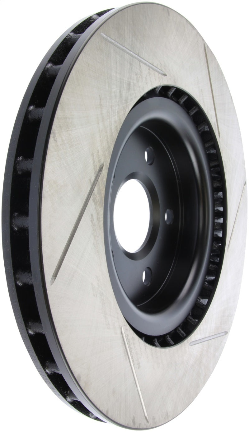 StopTech Power Slot 10 Camaro SS 8cyl / 09 Pontiac G8 GXP Front Right Slotted Rotor (view 2)