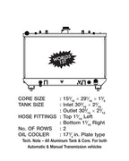 CSF 10-12 Chevrolet Camaro V8 Radiator (view 7)