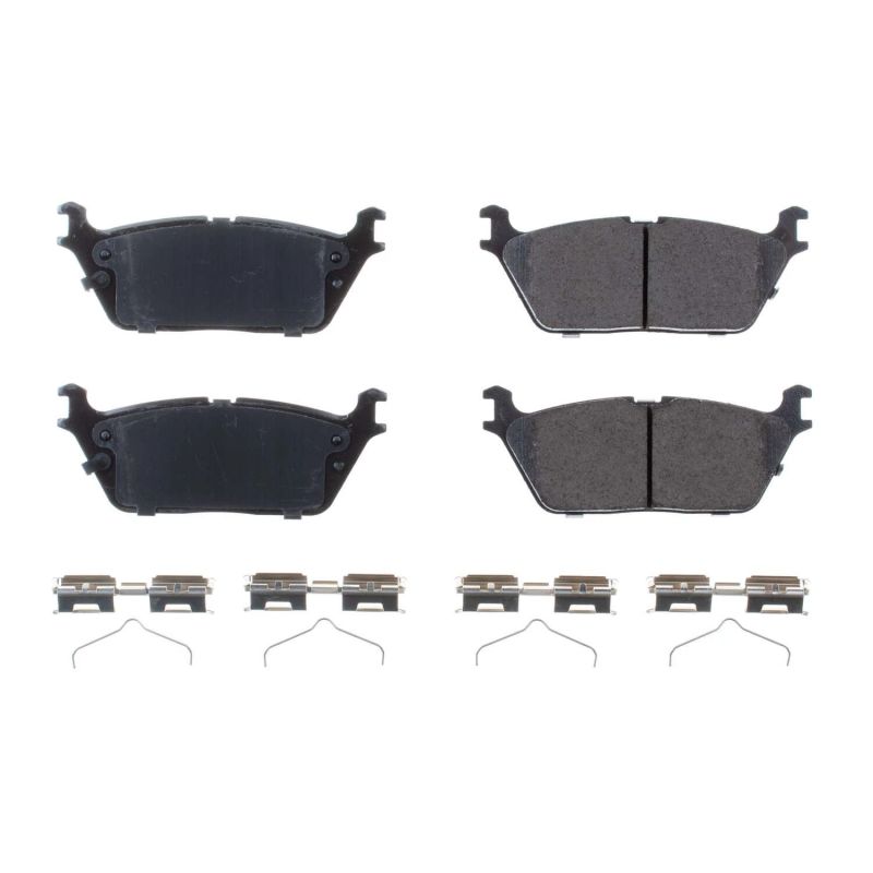 Power Stop 2019 Ram 1500 Rear Z17 Evolution Ceramic Brake Pads w/Hardware Main image