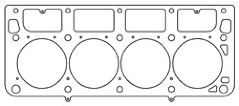 Cometic GM LS1 (w/M.I.D. Sleeves) 4.165 inch Bore.030 inch MLS Head Gasket (view 7)