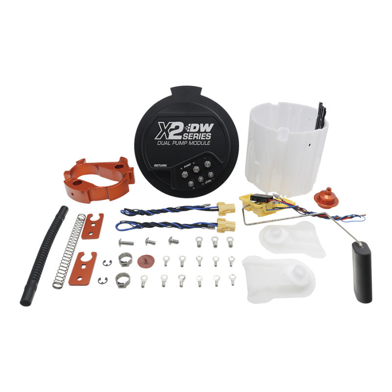 DeatschWerks 2006+ Hemi / 08-21 Challenger / 06-19 Charger X2 Series Fuel Pump Module w/o Pumps Main image