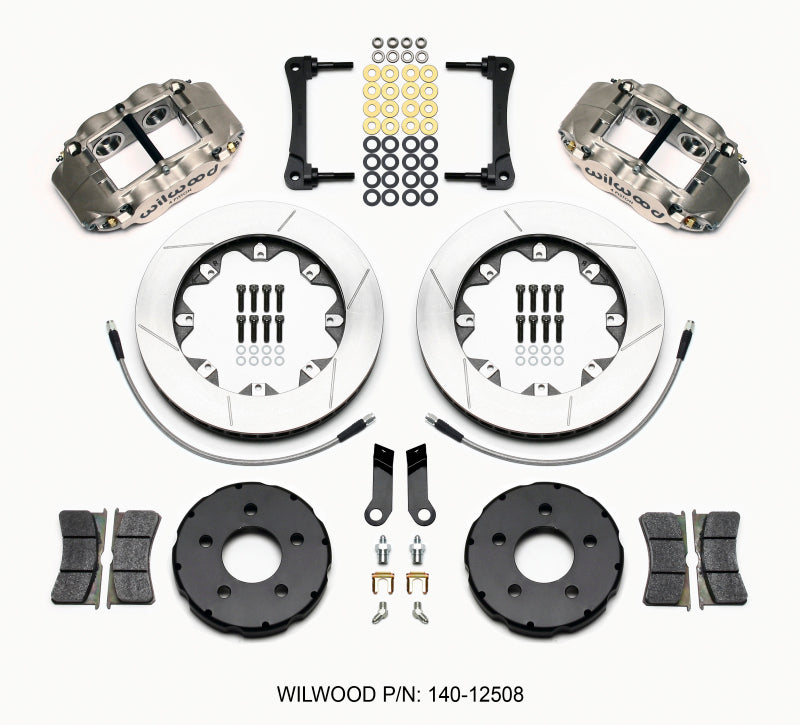 Wilwood Forged Superlite 4R ST BB Front Kit Road Race 2005-2014 Mustang Main image