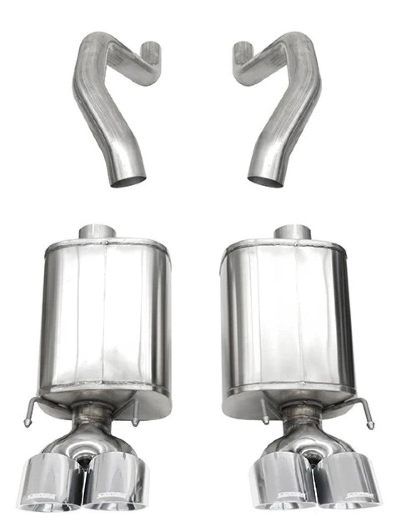Corsa Xtreme Corvette C6 Z06 / ZR1 6.2L Polished 4.5in Tips (view 5)