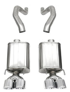 Corsa Xtreme Corvette C6 Z06 / ZR1 6.2L Polished 4.5in Tips (view 5)