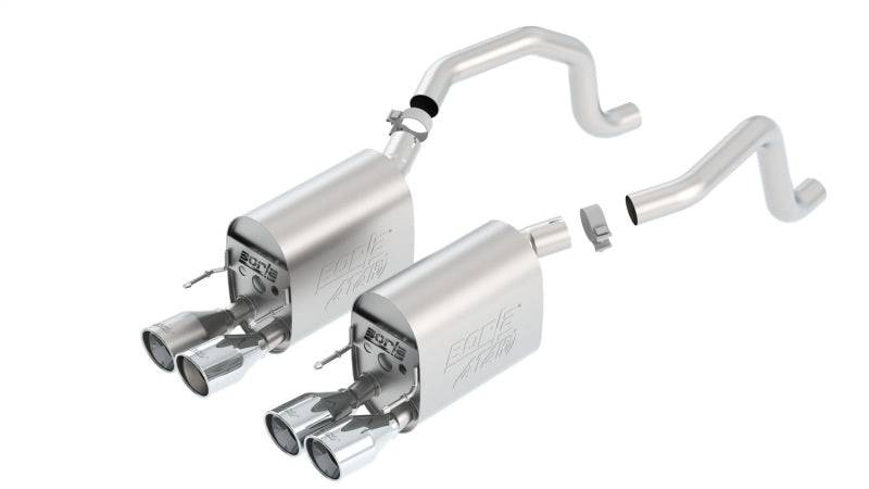 Borla 09-12 Chevy Corvette C6 Coupe/Convertible 6.2L 8cyl Aggressive ATAK Exhaust (view 2)