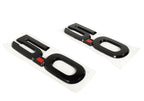 Ford Racing 15-17 Ford Mustang 5.0L Fender Emblem Black (view 6)