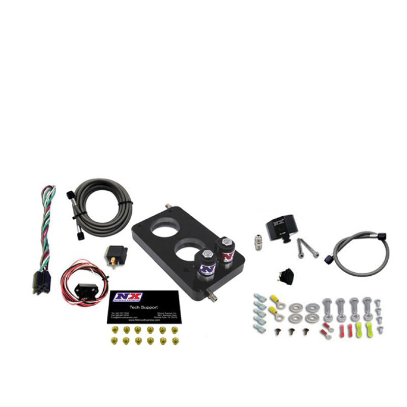 Nitrous Express 05-10 Ford Mustang 4.6L 3 Valve Nitrous Plate Kit (50-150HP) w/o Bottle Main image