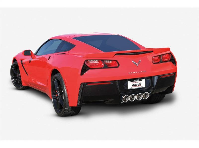 Borla 14-15 Chevy Corvette C7 w/o AFM w/o NPP Atak Rear Section Exhaust Quad Rd RL Tips (view 5)