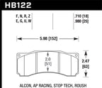 Hawk Stoptech ST-60 Caliper DTC-70 Race Brake Pads (view 2)