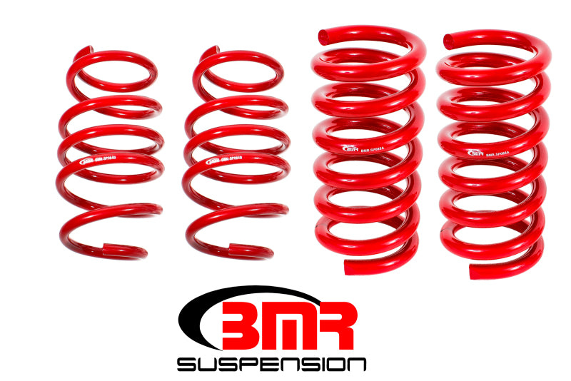 BMR 15-17 S550 Mustang Handling Version Lowering Springs (Set Of 4) - Red Main image