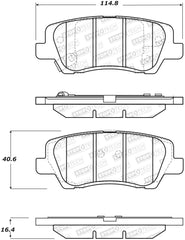 StopTech Street Brake Pads - Front