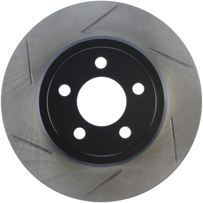StopTech Power Slot 05 Chrysler 300C 5.7L V8 w/ Vented Rear Disc Rear Right SportStop Slotted Rotor (view 2)