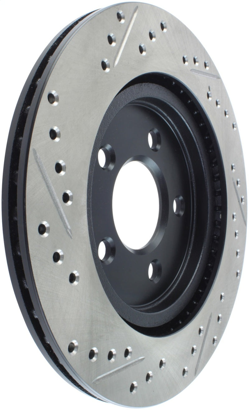 StopTech 05-10 Ford Mustang Slotted & Drilled Left Rear Rotor (view 10)